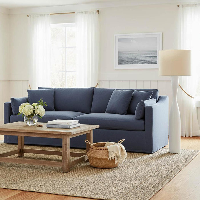 Clovelly Hamptons 4 Seat Sofa Navy