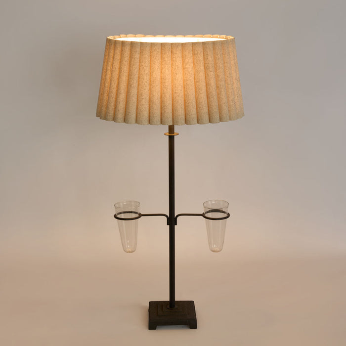 Lyon Linen Fluted Lamp