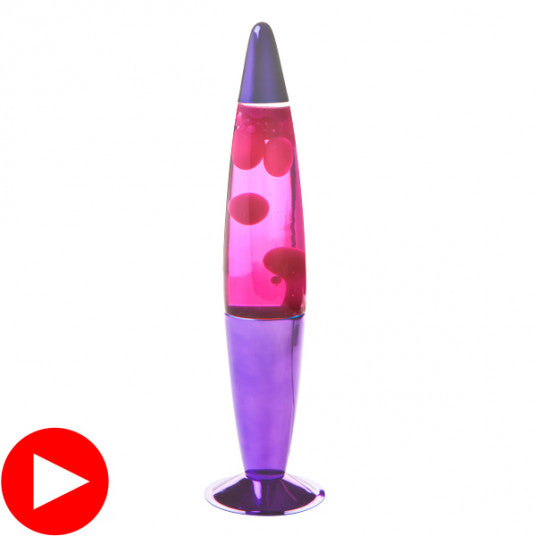 Purple/Pink/Purple Metallic Peace Motion Lamp