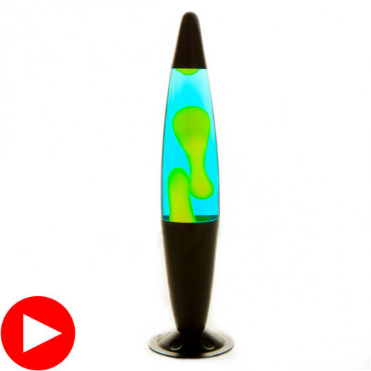 Black/Yellow/Blue Peace Motion Lamp