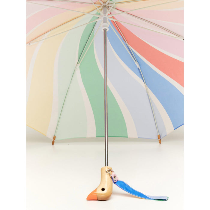 NSIMG-SHA256:d968f1a0bafe0958959d49ddea4e2b15234a0448278f2646df60cb7770174aad · Isalbi Original Duckhead Duckling Umbrella - ODH x Meri Meri - Rainbow Multi-Coloured