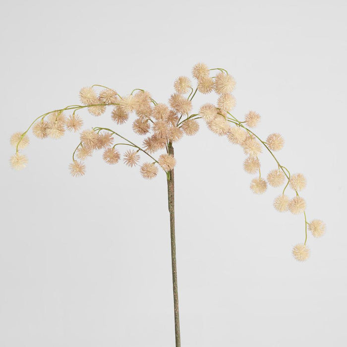Pom Pom Leaf Branch 1.07m Blush Pink 6 pcs