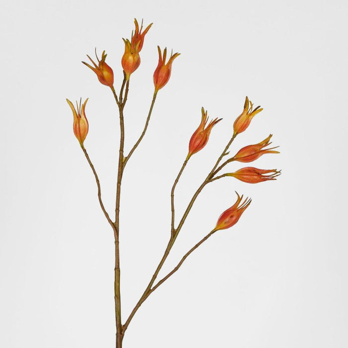 Gardenia Berry Tropical Spray 80cm Orange 6 pcs