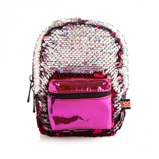 Fuchsia Sequins BooBoo Backpack Mini