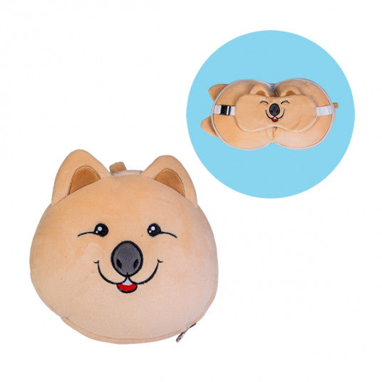 Smoosho's Pals Travel Quokka Mask & Pillow