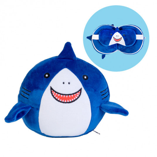 Smoosho's Pals Travel Shark Mask & Pillow