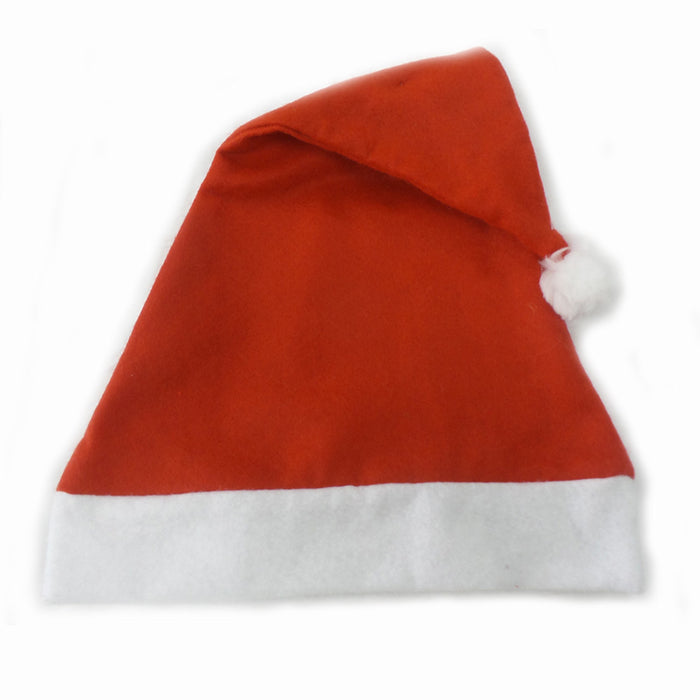 Santa Hat 30X47Cm Felt W/Hook&Swing Tag