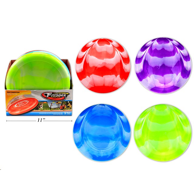 Toy - Frisbee 27Cm Marble Colored 4Asst