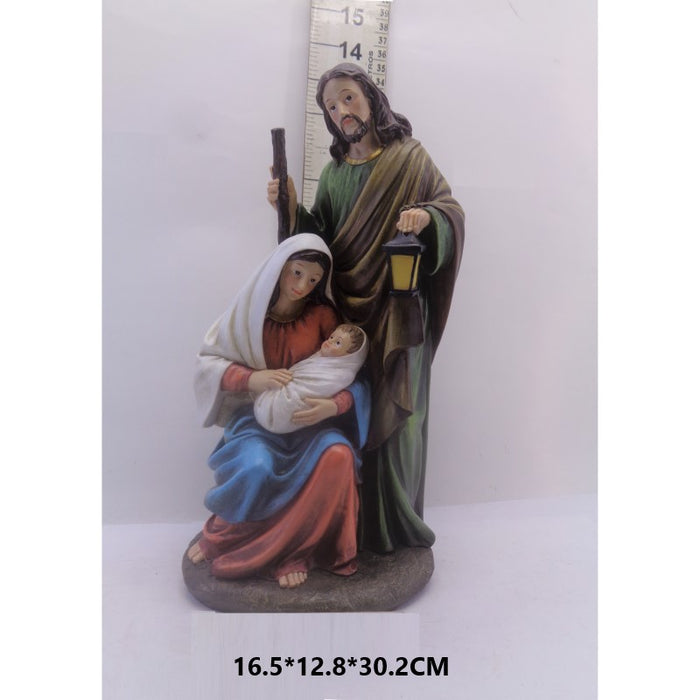 Nativity Joseph Mary Baby 16.5*12.8*30.2Cm