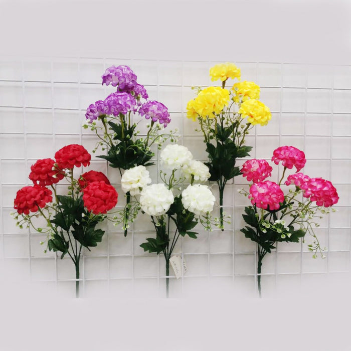 Flower Bunch - 5Hd Ball Shape Flower 5Cols