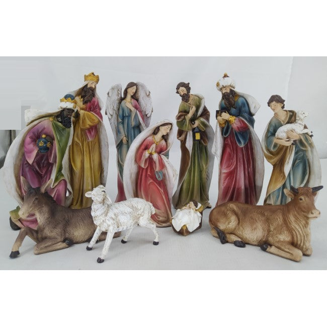 Nativity Set 11Pc 12"/30Cm