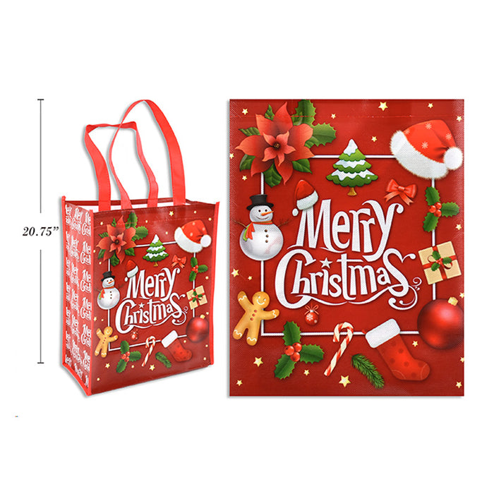 Xmas Non-Woven Shopping Bag 26.67X32.4Cm