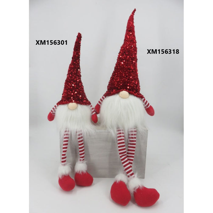 Plush Gnome Sitting Sequin Hat 20X17X54Cm