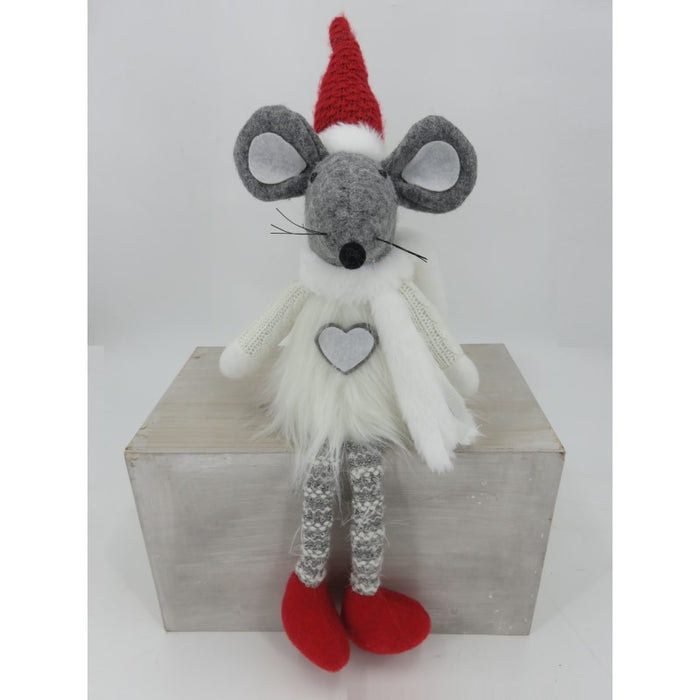 Plush Mouse Sitting 16X11X56Cm