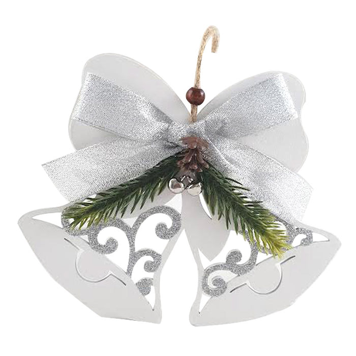 4 Pieces Christmas Wooden Angel Ornaments White Angel Rustic Decorations Joy Peace Hanging Ornament for Christmas Tree Decorations Christmas Ornaments Hanging Angels Home Decor 18*25Cm