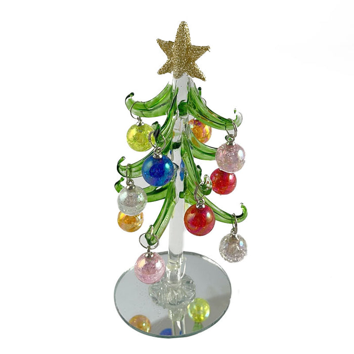 Glass Mini Tree 15Cm/12 Baubles