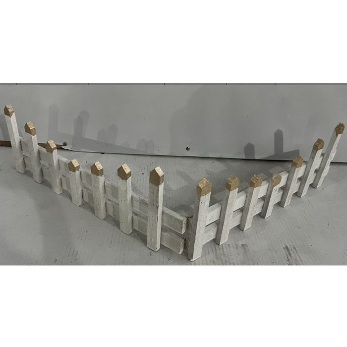 Wooden Fence 90x16cm ‚Äì Small Decorative Christmas Fence