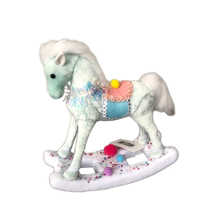 Colorful Rocking Horse 22X8X24Cm