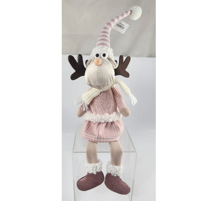 Plush Reindeer W/Dangling Feet 12X8X58Cm