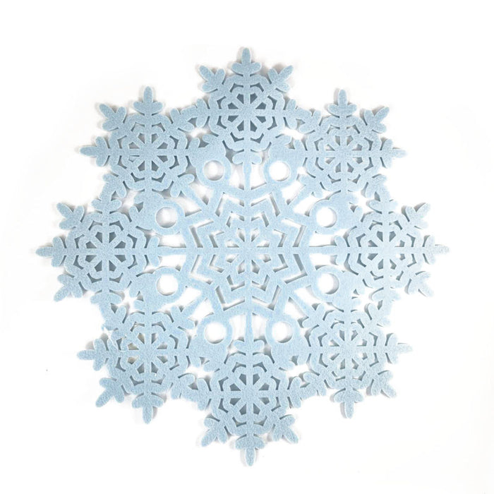 Snowflake Placemat Rnd 45Cm