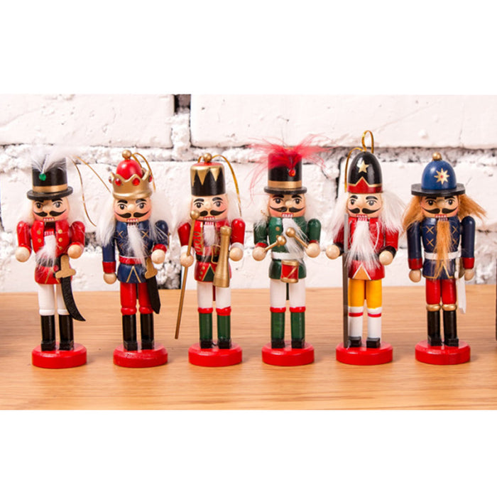 Wood Nutcracker 3.2X3.2X13Cm 6Asst