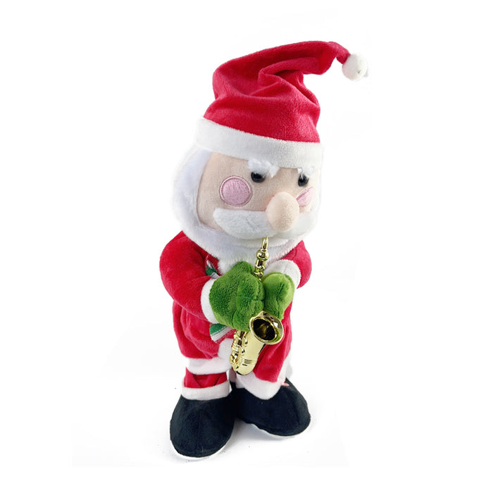 Musical & Dancing Saxon Santa 34Cm