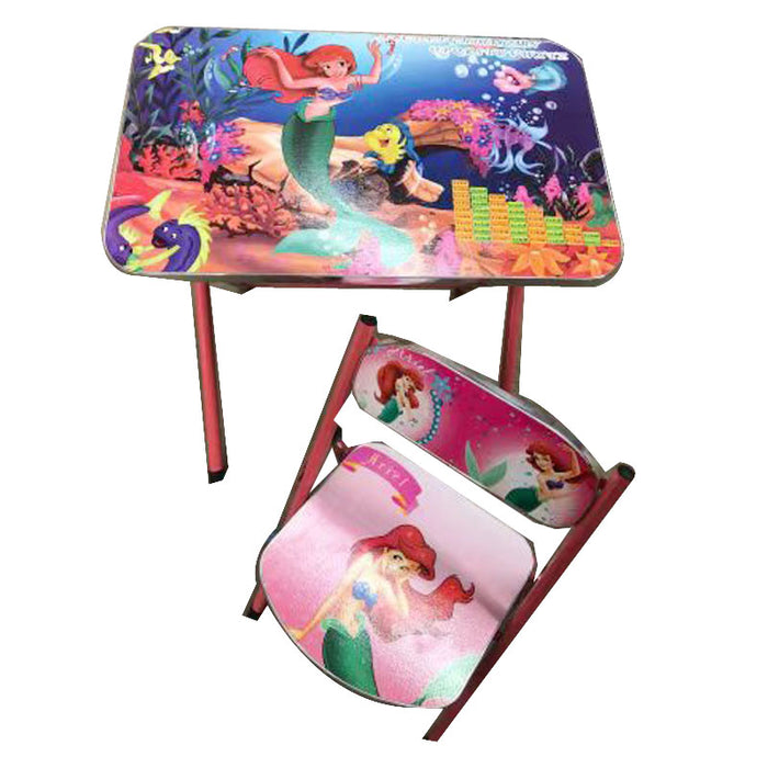 Kids Chair & Table 50X40Cm Mermaid