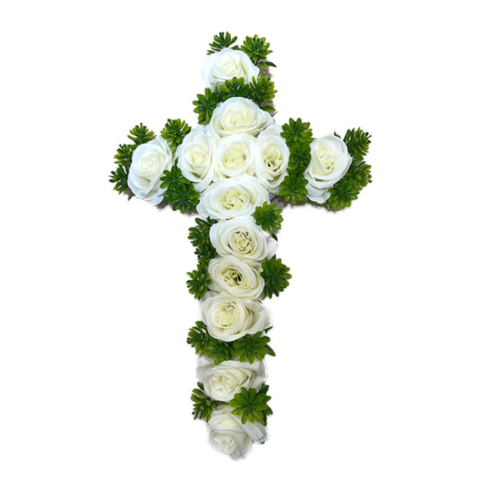 Funeral Flower Cross 29X57Cm