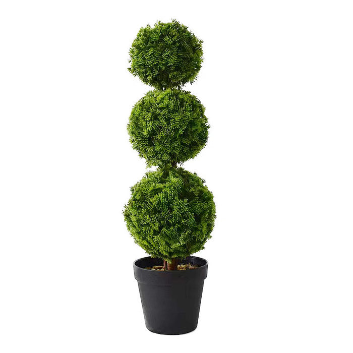 Artificial Cypress Ball 17Cm