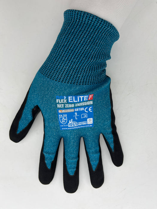 NEW NeoFlex ELITE G818R - Breathable Nitrile Foam Gloves, Cut Level F/A6, S-3XL G818R