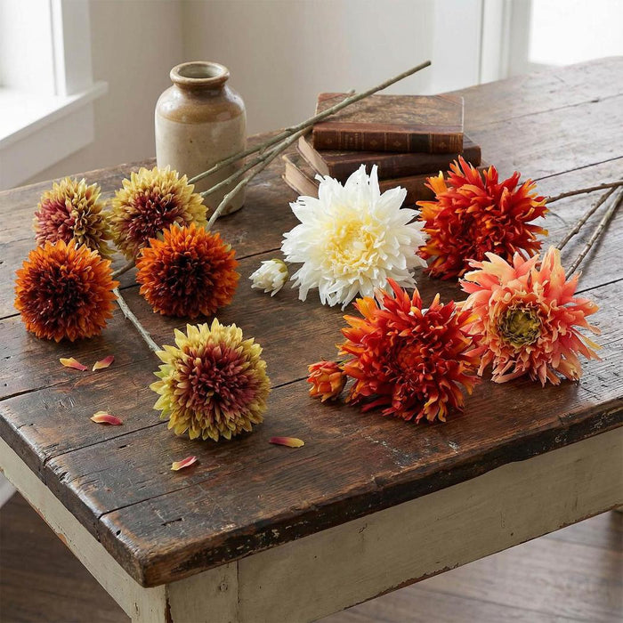 Mum Spray 90cm Orange 8 pcs