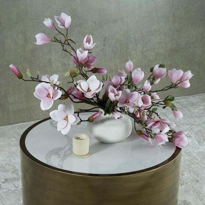 Magnolia With Full Blooms Pink 110cm