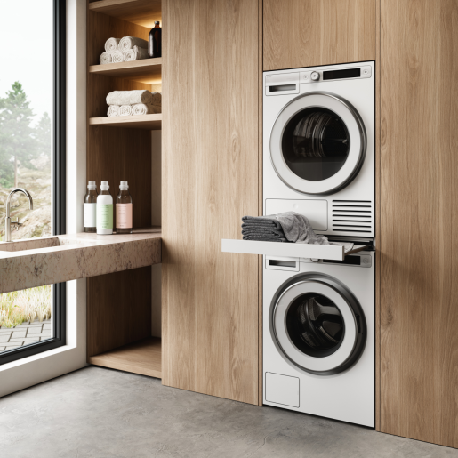 ASKO Laundry Stacking Kit Shelf (White)