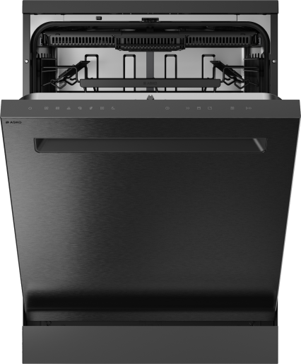 ASKO HDFS143B.BS.AU 14-Place Setting Freestanding Dishwasher (Black Steel)