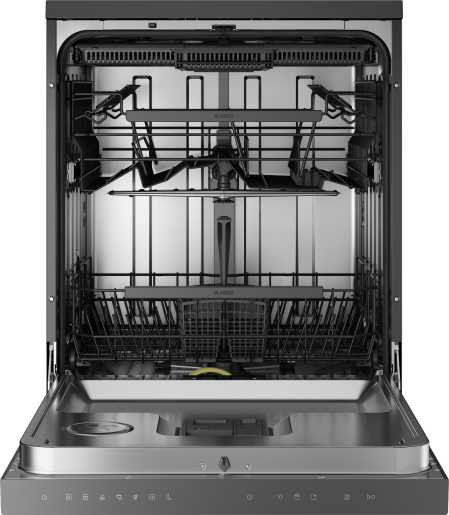 ASKO HDFS143B.BS.AU 14-Place Setting Freestanding Dishwasher (Black Steel)