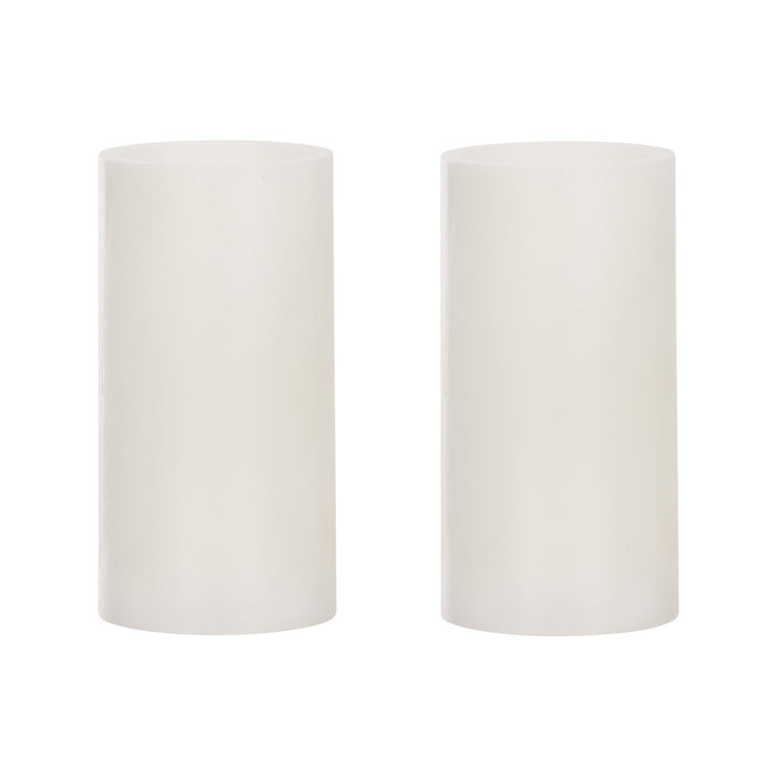 NSIMG-SHA256:90c5514f136088eb25a2c48960e1382907c4a52bdb5eb44d994b3bd959a7eb71 · Isalbi Emporium Tall Pillar LED Candles 2pcs Set White