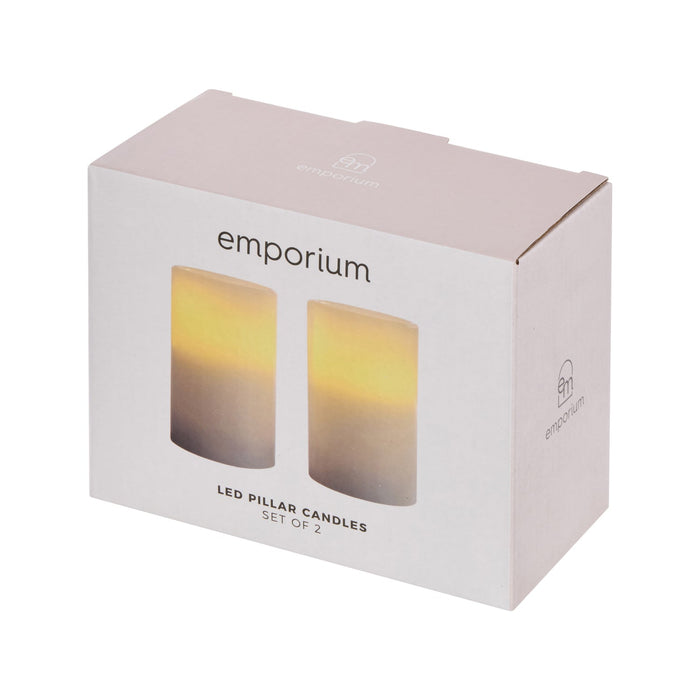 NSIMG-SHA256:2a9b855332064c6a1de08168acd86b8af2c114aebac4ee537aa3c89336daeca9 · Isalbi Emporium Pillar LED Candles 2pcs Set White