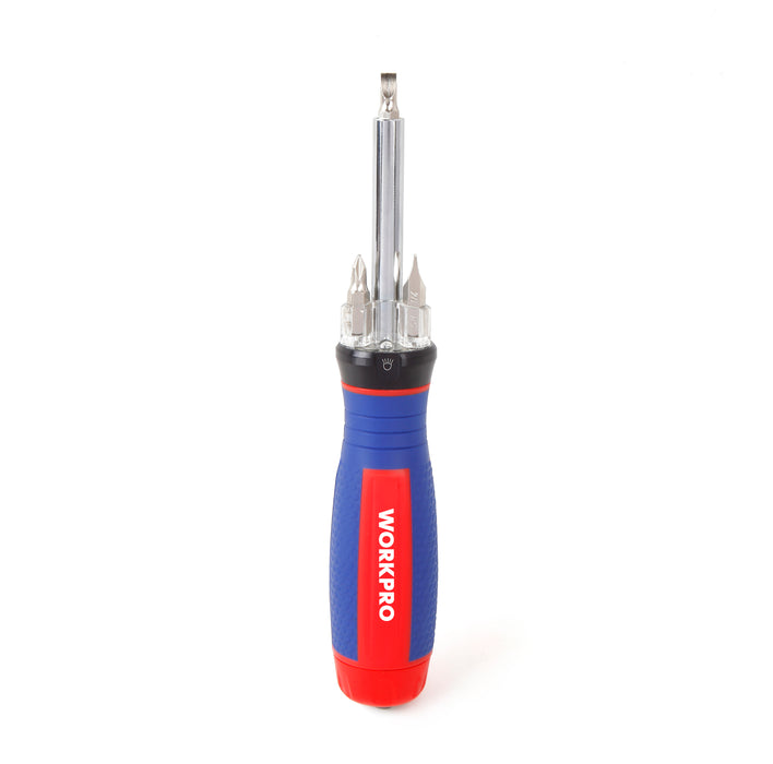 Workpro 4-In-1 Lighted Screwdriver WP221047