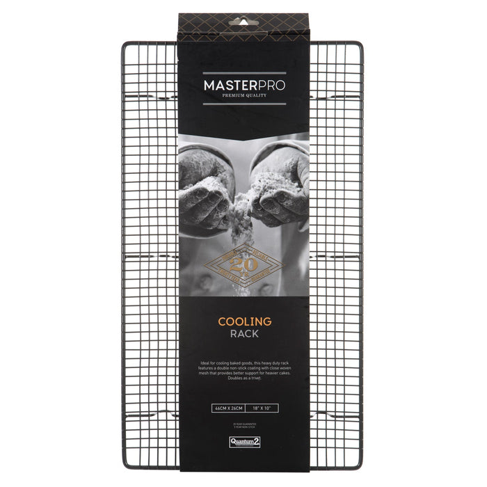 NSIMG-SHA256:2e8639b7704bbf7c2213ac0c671912ba5340a3e929e757341848a9618dea236f · Isalbi MasterPro Non-Stick Cake Cooling Rack Black