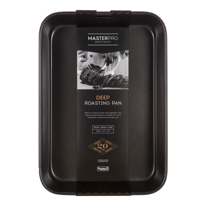 NSIMG-SHA256:b8706947768ebcce1a681ced0e10abfebe5d1acb15a34cf7f5500346cce3b683 · Isalbi MasterPro Non-Stick Deep Roasting Pan Black