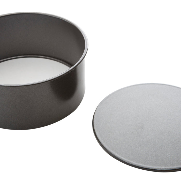 NSIMG-SHA256:4964503240e64b55a928366619060fbb676296015fd2f9dda3b41aab4a20dcb1 · Isalbi MasterPro Non-Stick Loose Base Round Deep Cake Pan Black