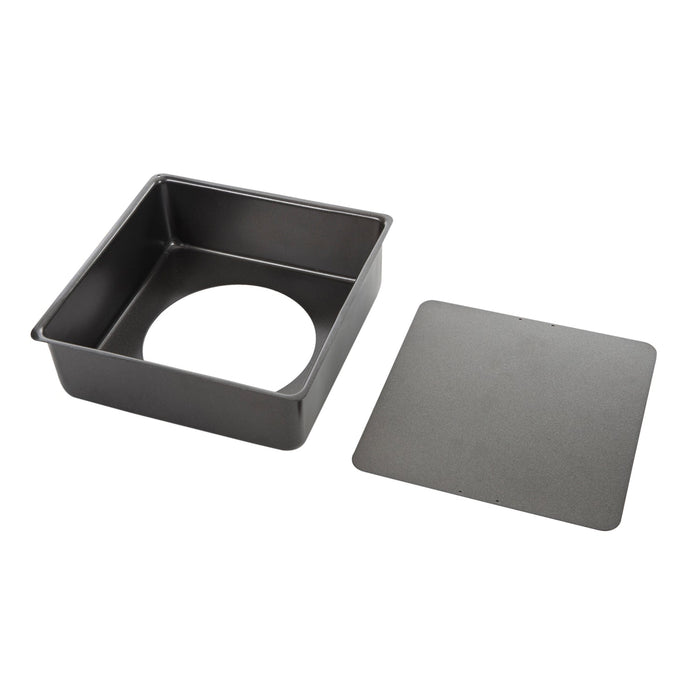 NSIMG-SHA256:073333adf45b92a9f3bebb0d9ddce3692c576ebee82851994ed93f17fcf9201e · Isalbi MasterPro Non-Stick Loose Base Square Deep Cake Pan Black