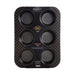 NSIMG-SHA256:1b7758f140c060777cb8bd31f1ef300511490c07e754a06905f83a23eb676943 · Isalbi MasterPro Non-Stick 6 Cup American Muffin Pan Black