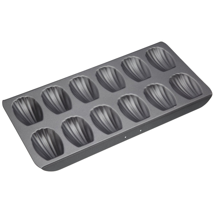 NSIMG-SHA256:cb0ed2f294b003cb658a426fb31dddba51786844cf7bb76cd35a5e66f6462232 · Isalbi MasterPro Non-Stick 12 Hole Madeleine Pan Black