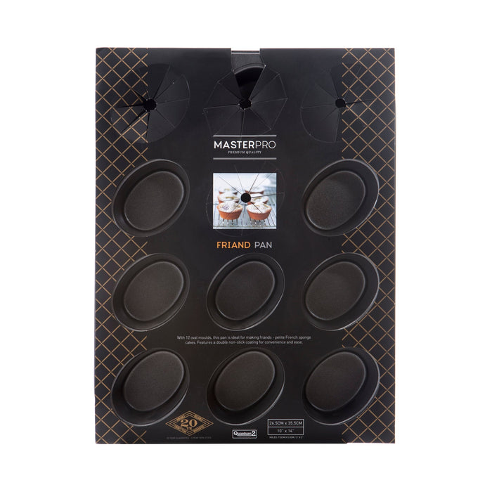 NSIMG-SHA256:1f0b116461f46655d6ca1414f6423ee1af9dc7bcca0348a4f4c47ea79ba7df24 · Isalbi MasterPro Non-Stick 12 Cup Friand Pan Black
