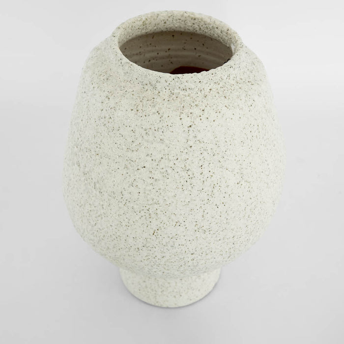 Bolero Round Vase White