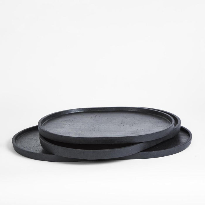 Esher Oval Platter Black