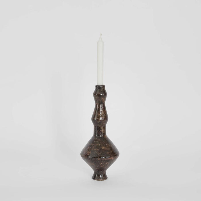 Lume Loom Candle Stand Brown