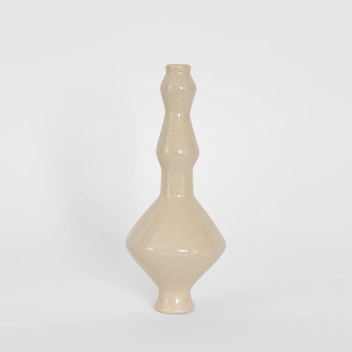 Lume Loom Candle Stand White
