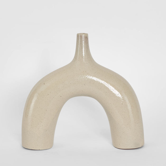 Gaia Arc Vase Natural